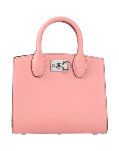 Ferragamo Woman Handbag Pink Size - Soft Leather