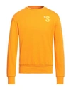 SUNS SUNS MAN SWEATSHIRT ORANGE SIZE XXL COTTON, POLYESTER