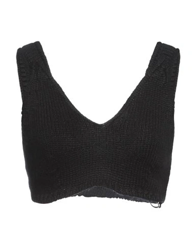 Dolce & Gabbana Woman Top Black Size 14 Cashmere