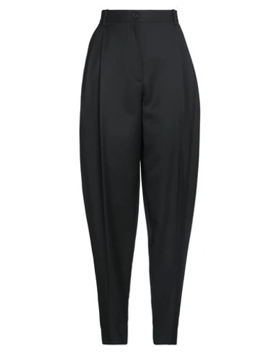 The Row Woman Pants Black Size 6 Virgin Wool, Polyamide