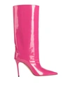 Amina Muaddi Woman Boot Magenta Size 10 Leather