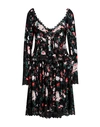 Rabanne Woman Midi Dress Black Size 8 Viscose, Elastane In Black