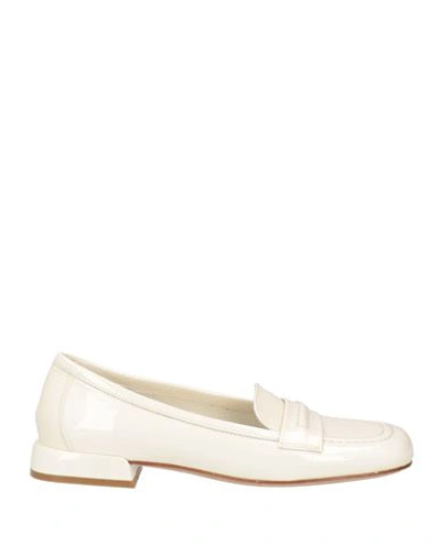 Angelo Bervicato Woman Loafers White Size 7 Leather