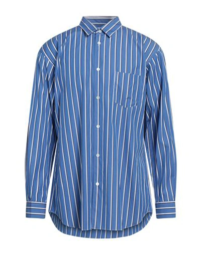 Comme Des Garçons Shirt Man Shirt Azure Size Xl Cotton In Blue