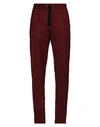Dolce & Gabbana Man Pants Burgundy Size 38 Cotton, Elastane In Red