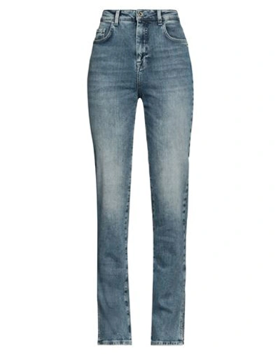 Pepe Jeans Woman Jeans Blue Size 28 Cotton, Elastane