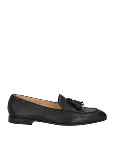Doucal's Tassel Leather Loafers In Blue 1