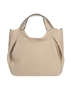 Gianni Chiarini Woman Handbag Beige Size - Leather