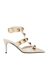 Valentino Garavani Woman Pumps Ivory Size 8 Soft Leather In White