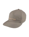 Fear Of God Man Hat Dove Grey Size Onesize Cotton In Grey