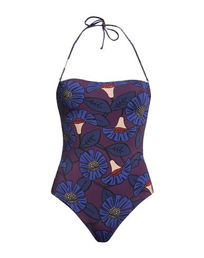 Siyu Woman One-piece Swimsuit Purple Size 2 Polyamide, Elastane