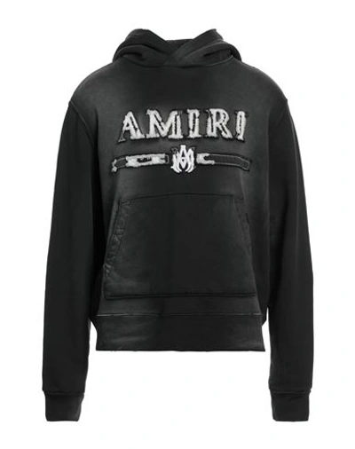 Amiri Man Sweatshirt Black Size 40 Cotton