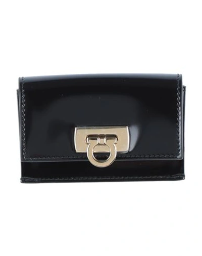 Ferragamo Woman Coin Purse Black Size - Calfskin