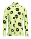 Daniele Alessandrini Homme Man Shirt Green Size Xl Viscose In Green