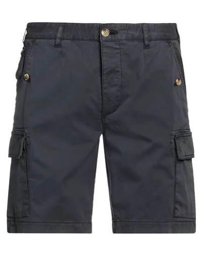 Blauer Man Shorts & Bermuda Shorts Navy Blue Size 31 Cotton, Elastane