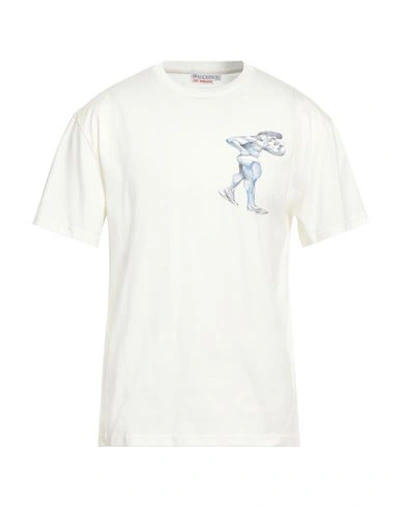 Jw Anderson Man T-shirt Off White Size Xl Cotton