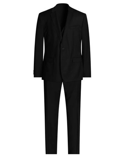 Dolce & Gabbana Man Suit Black Size 46 Wool, Elastane