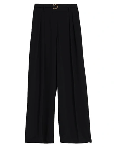 Ferragamo Woman Pants Black Size 6 Silk