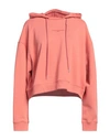 STELLA MCCARTNEY STELLA MCCARTNEY WOMAN SWEATSHIRT SALMON PINK SIZE 8-10 COTTON