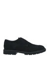 Tod's Man Lace-up Shoes Black Size 9 Leather