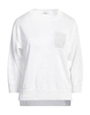 Peserico Woman Sweater Off White Size 14 Metallic Fiber, Linen, Cotton
