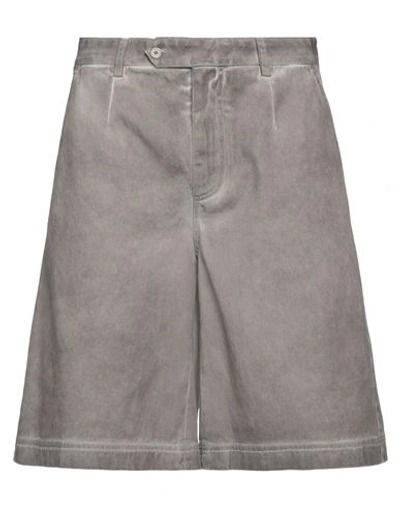Dolce & Gabbana Man Denim Shorts Taupe Size 34 Cotton In Grey