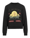 Bally Appliqué Detail Graphic-print Sweatshirt In Black