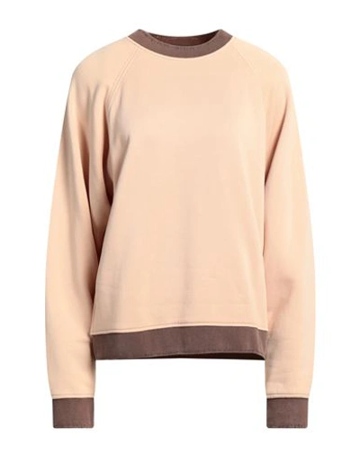 Acne Studios Woman Sweatshirt Blush Size M Cotton, Lyocell In Pink