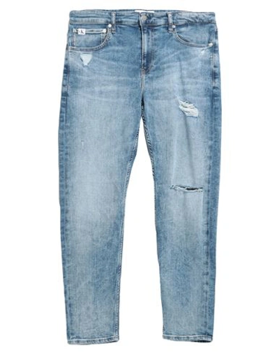 Calvin Klein Jeans Est.1978 Calvin Klein Jeans Man Jeans Blue Size 34w-30l Cotton, Polyester, Elastane
