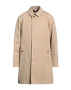 BURBERRY BURBERRY MAN OVERCOAT & TRENCH COAT SAND SIZE 40 COTTON