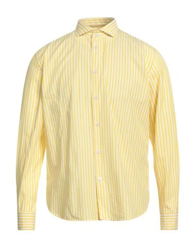 Impure Man Shirt Yellow Size L Cotton
