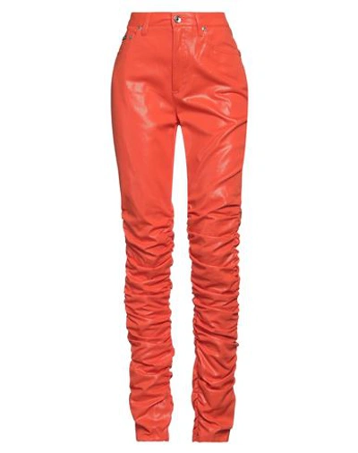 Dolce & Gabbana Woman Pants Red Size 10 Cotton In Red