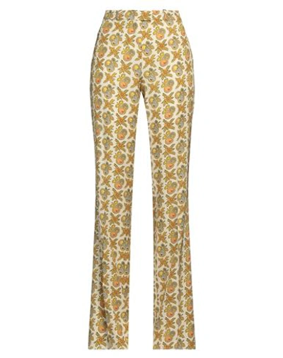 Etro Woman Pants Beige Size 8 Viscose