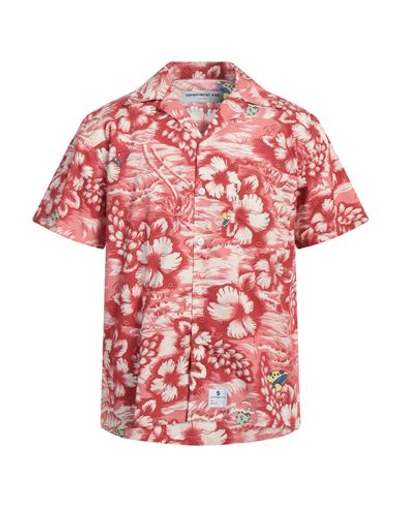 Department Five Department 5 Man Shirt Red Size 16 Cotton