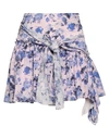 Isabel Marant Woman Mini Skirt Light Pink Size 6 Silk In Pink