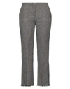 Versace Cotton-blend Tweed Bootcut Pants In Purple