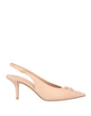 BURBERRY BURBERRY WOMAN PUMPS LIGHT PINK SIZE 7 SOFT LEATHER