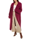 BEULAH MOHAIR & WOOL-BLEND TRENCH COAT