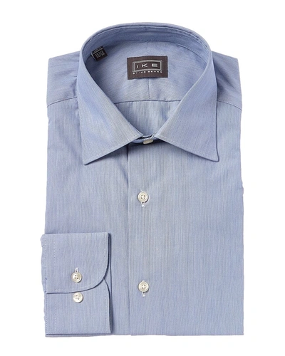 Ike Behar Contemporary Fit Dress Shirt In Blue