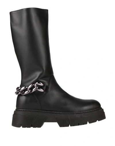 Chiara Luciani Woman Boot Black Size 10 Calfskin