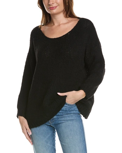 Persaman New York Wool-blend Sweater In Black