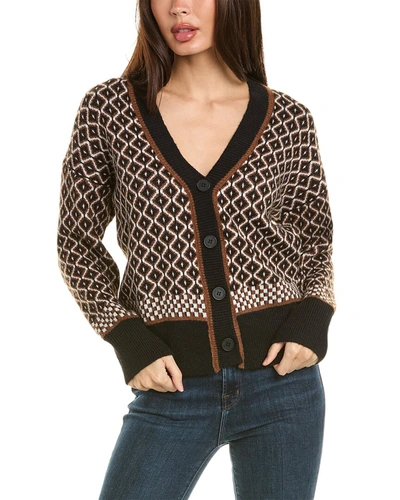 To My Lovers V-neck Cardigan In Brown