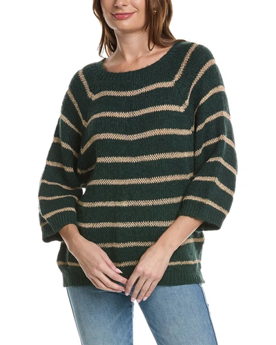 Persaman New York Wool-blend Sweater In Green