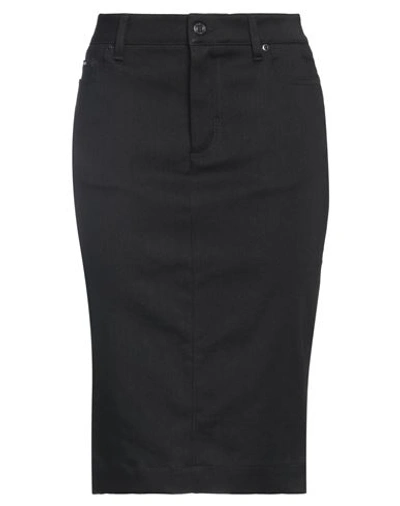 Tom Ford Woman Denim Skirt Black Size 2 Lyocell, Cotton, Modal, Elastomultiester, Elastane
