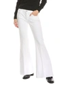 7 FOR ALL MANKIND BRILLIANT WHITE LOW-RISE FLARE JEAN