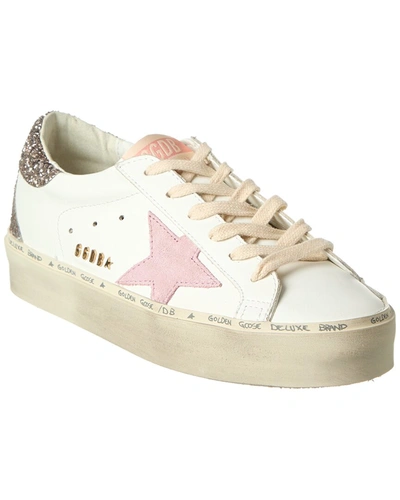 Golden Goose Hi Star Multi Glitter Low-top Sneakers In White