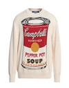 Junya Watanabe 'campbell's Soup Can' Pullover In White
