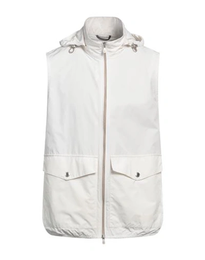 Brunello Cucinelli Man Jacket White Size 44 Polyester, Polyamide