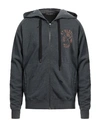 Dolce & Gabbana Man Sweatshirt Grey Size 40 Cotton, Polyester, Elastane In Grey