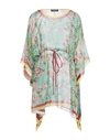 Dolce & Gabbana Woman Top Turquoise Size 8 Silk In Blue